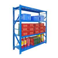 LIJIN Manufacture Factory Light Duty Metal Steel Boltless Garage Shelving Warehouse Storage Rack