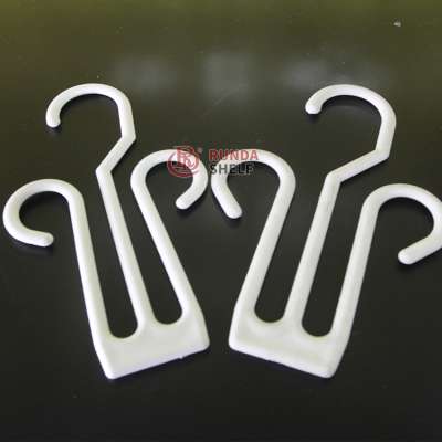 Cheap shoes hanger White Plastic Shoes Hanger for Display/slipper hanger