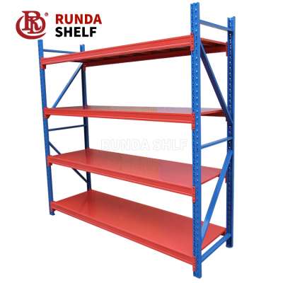 RD-35  Heavy Duty 4 Layer Boltless Shelf Storage Rack Metal Shelving Storage System