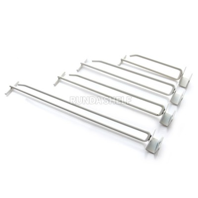 Supermarket chrome double pole hooks for hanging products for store